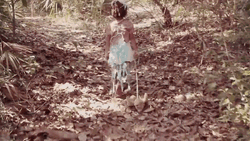 Child Dragging Teddy Bear GIF