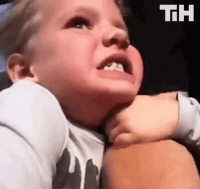 Child Face Close Up With Letters TH GIF