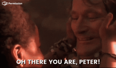 Child Face Saying Oh There You Are Peter GIF