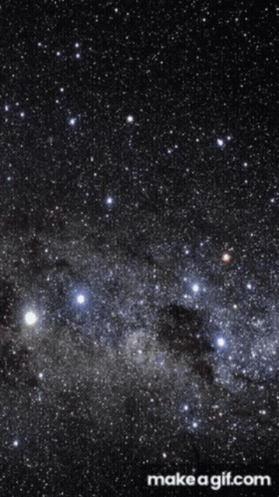 Child Face Surrounded By Galaxy Saying Make A Gif.com GIF