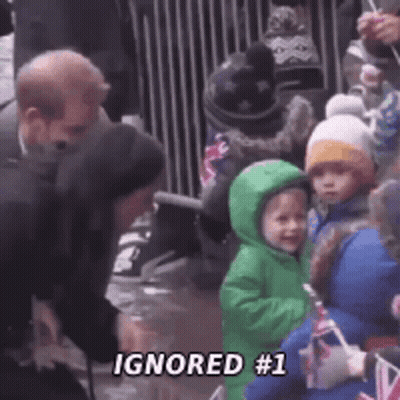 Child In Green Jacket Saying Ignored #1 GIF