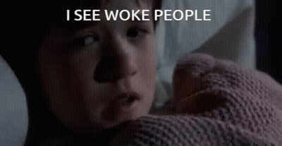 Child Laying In Bed I See Woke People GIF