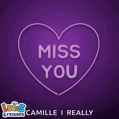 Child Walking On Sidewalk Saying I Missed You Too GIF