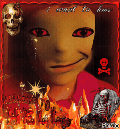 Child With Mask Saying I Want To Kms GIF