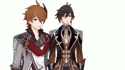 Childe And Zongli Peace Out GIF
