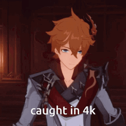 Childe Tartaglia Caught In 4K Genshin Impact GIF