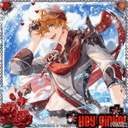 Childe Tartaglia Hey Girlie Moving Artwork GIF