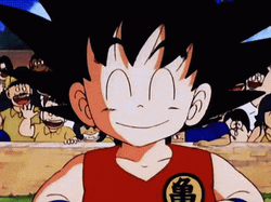 Childish Baby Goku GIF