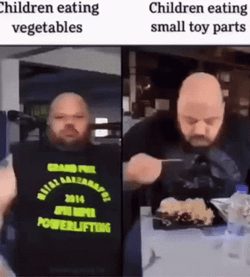 Children Adhd Eating Vegetable Toy Parts GIF