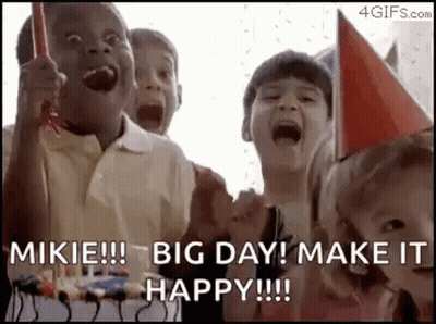 Children Celebrating Birthday With Cake GIF