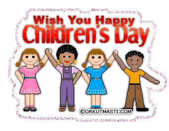 Children Holding Hands Happy Children's Day Sticker