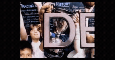 Children Holding Trophy With D GIF