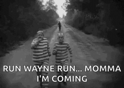 Children Running Down Dirt Road With Run Wayner Run Momma I M Coming GIF