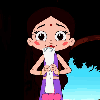 Children's Day Girl Holding Picture GIF