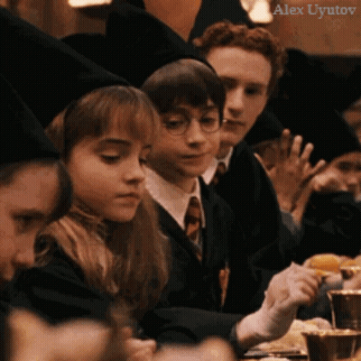 Children Sitting At Table With Alex Uyrutov GIF