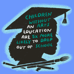 Children Without An Arts Education Drop Out GIF