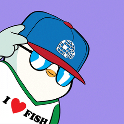Chill Guy Pudgy Penguins Sup Dude GIF