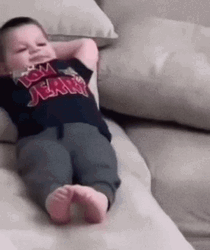Chill Kid Relax Couch GIF