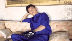 Chillin' Tom Holland On The Couch GIF