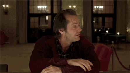Chilling At The Bar Jack Nicholson GIF