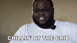 Chilling At The Crib Black Man GIF