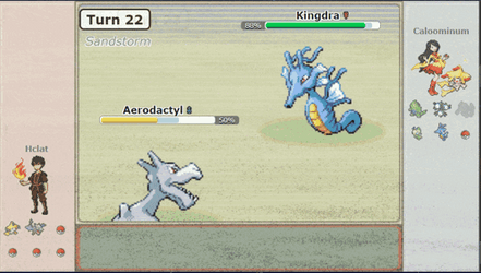Chilling Wooper Vs Kingdra GIF