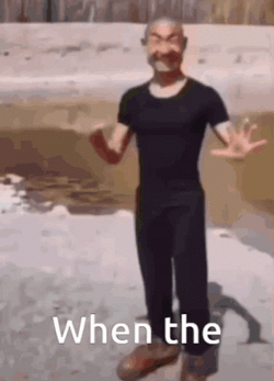 Chinese Man Big Face High Five GIF