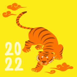 Chinese New Year 2022 Tiger Year GIF