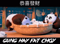 Chinese New Year Pandas
