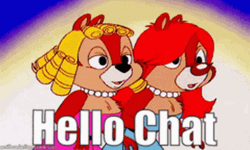 Chip And Dale Girl Hair Wig GIF