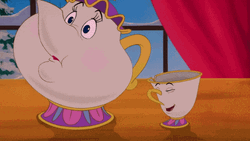Chip Mrs Potts Beauty And The Beast GIF
