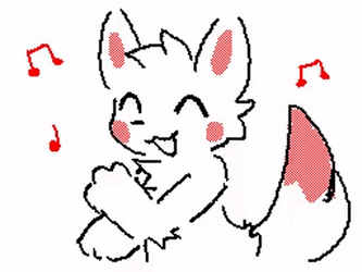 Chipi Chipi Chapa Chapa Anime White Cat GIF