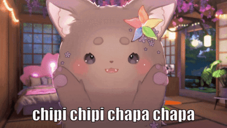 Chipi Chipi Chapa Chapa Cute Anime Cat GIF