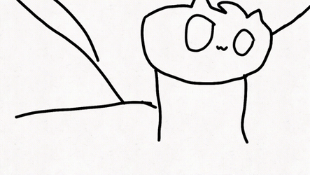 Chipi Chipi Chapa Chapa Dancing Cat Moving Sketch GIF
