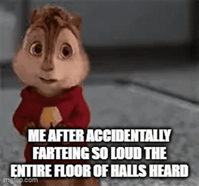 Chipmunk From Alvin Show Funny Face With Cheese GIF