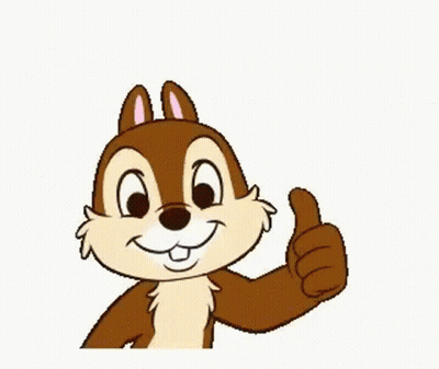 Chipmunk Thumbs Up Saying Have An Awesome Day GIF