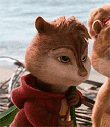 Chipmunks Alvin Being Alone GIF