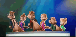 Chipmunks Concert Night GIF