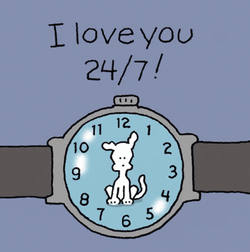 Chippy The Dog I Love You 24 7 GIF