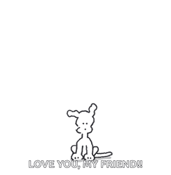 Chippy The Dog Love Ya My Friend GIF