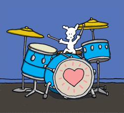 Chippy The Dog Rimshot GIF