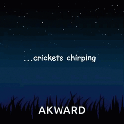 Chirping Crickets Night-Time GIF