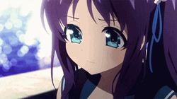 Chisaki Hiradaira Purple Hair Anime GIF
