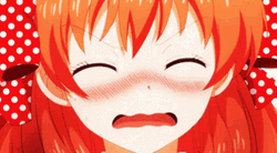 Chiyo Sakura Flustered Gekkan Shoujo Nozaki Kun Anime GIF