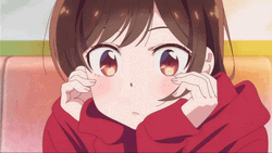 Chizuru Mizuhara Blushing Anime GIF