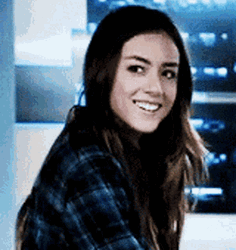 Chloe Bennet Flirting Biting Lower Lip GIF