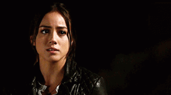 Chloe Bennet Serious Looking Worried  GIF