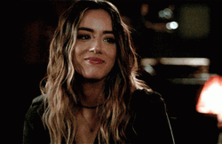 Chloe Bennet Sweet Timid Smile  GIF