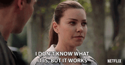 Chloe Decker I Dont Know What It Is But Its Working GIF