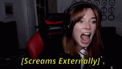 Chloe Dykstra Screaming Meme GIF